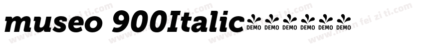 museo 900Italic字体转换
